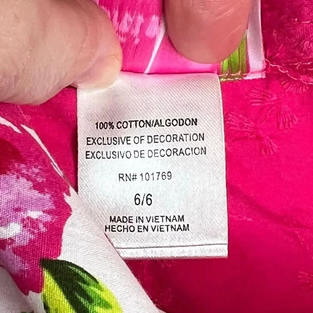 Sophie Rose hot pink floral dress size 6